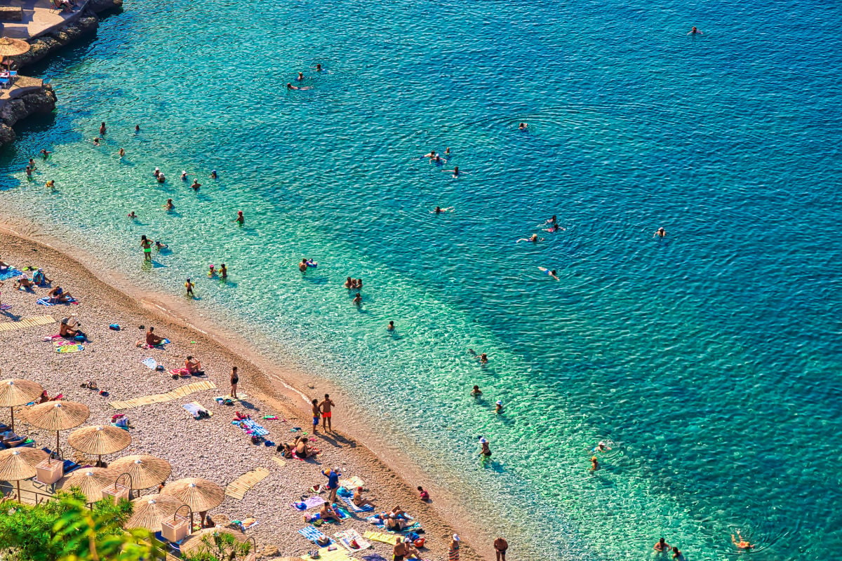 Arvanitia Beach in Nafplio