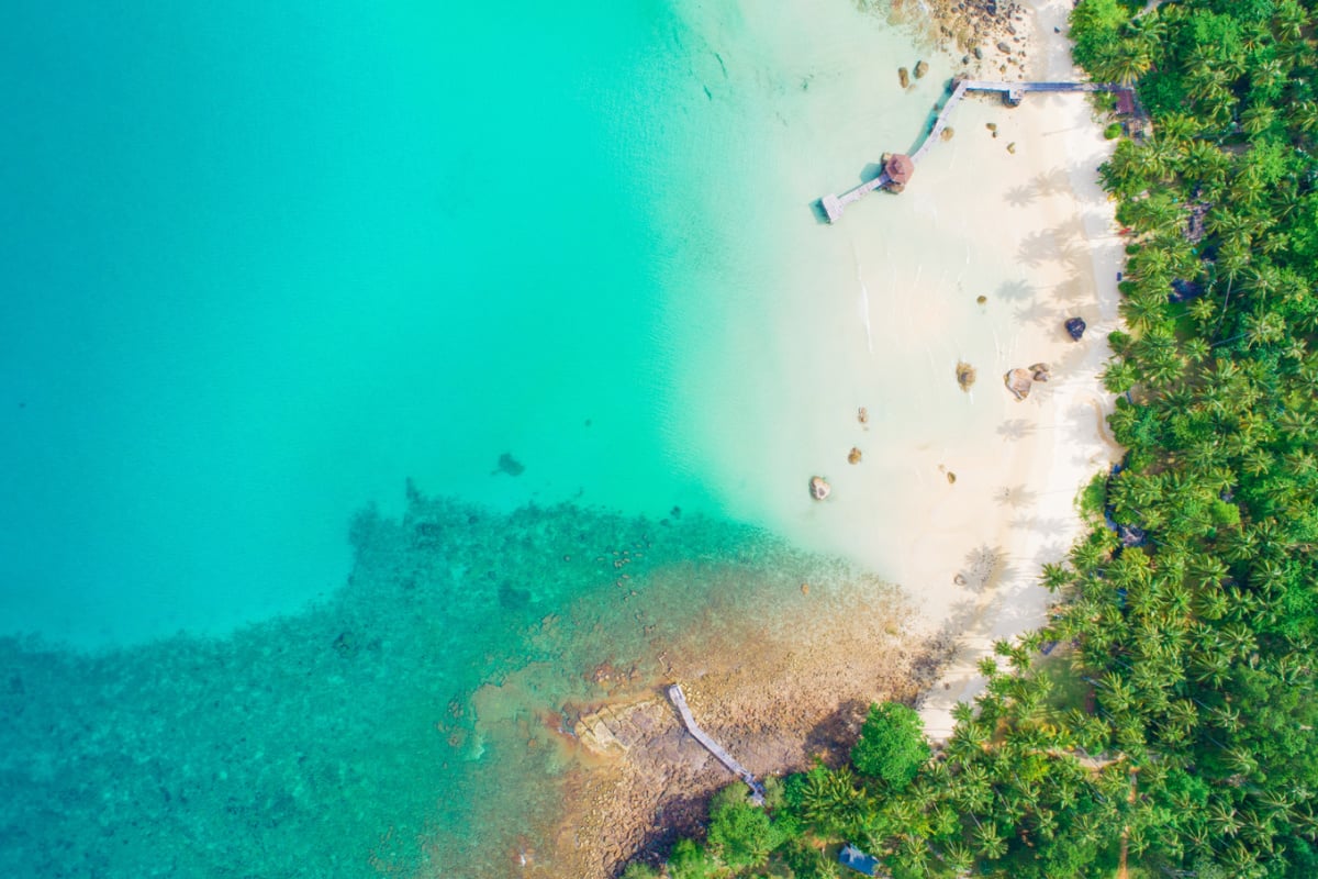 Aerial view of Koh Kood