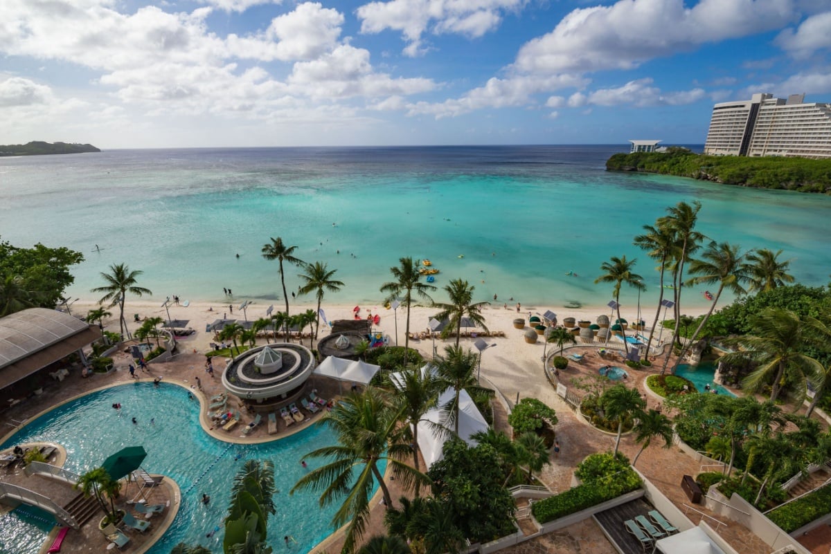 View from a resort in Guam